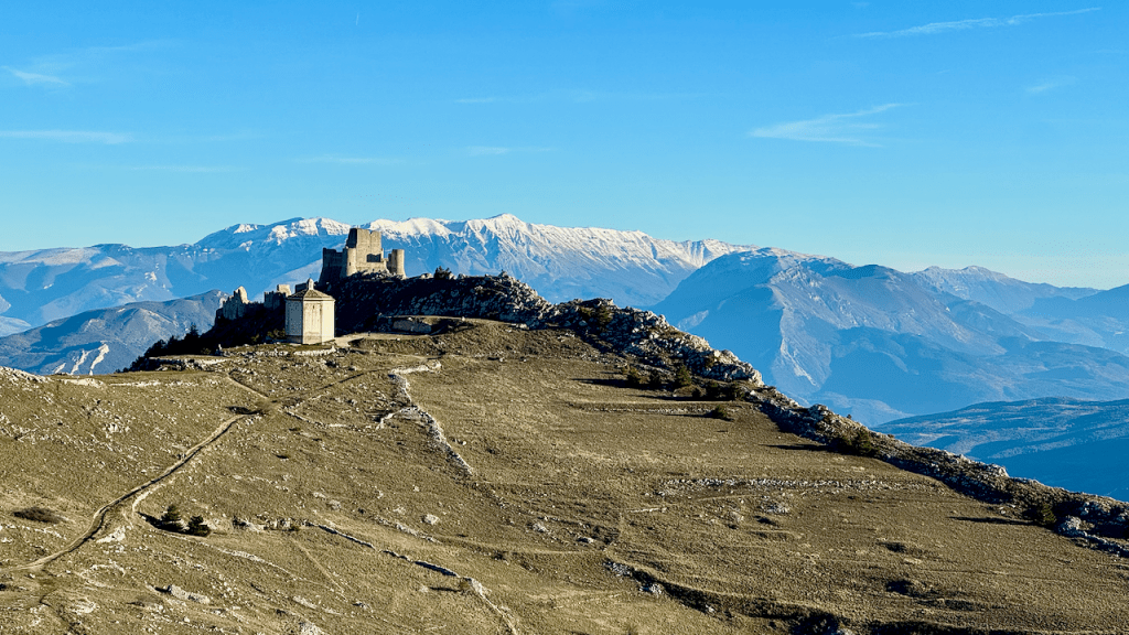 Rocca Calascio from distance
