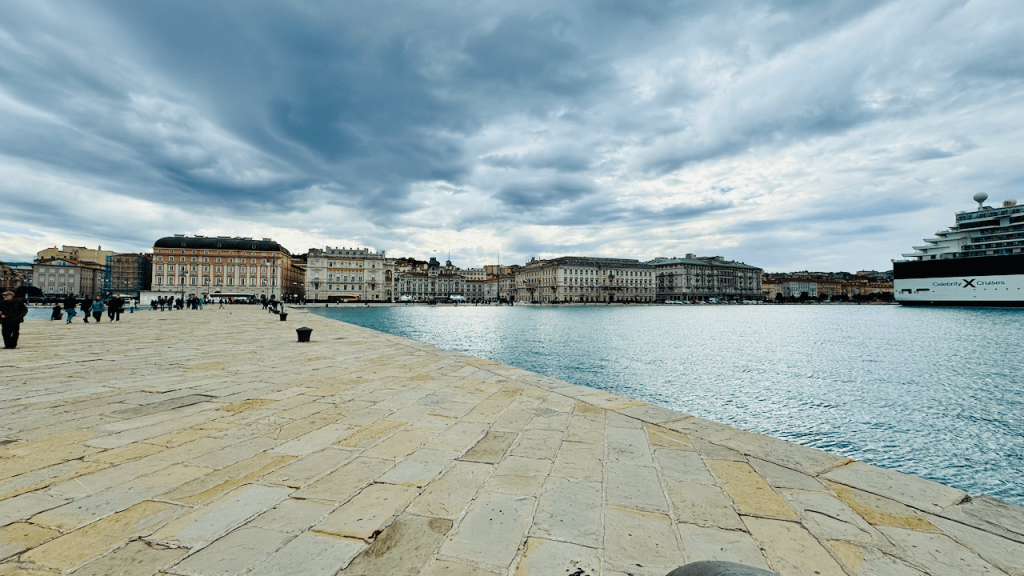 Trieste as seen from the Sea