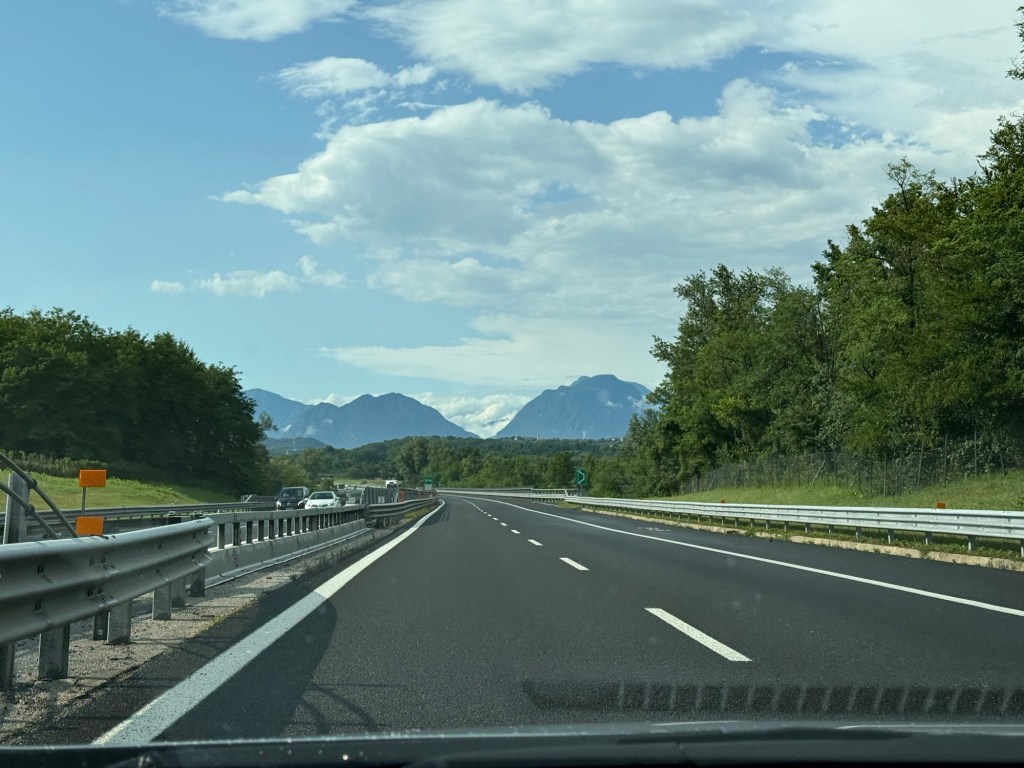 On the road in Pagnacco (Italy)