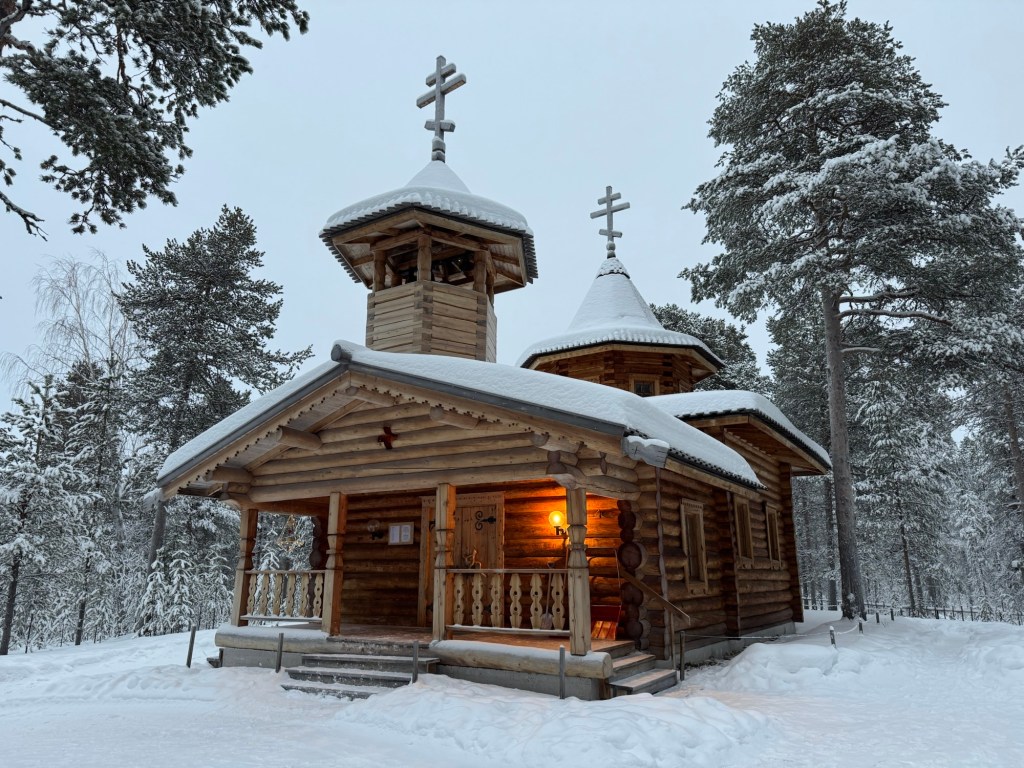 Holy Trinity and St. Tryphon of Pechenga Church in Nellim, Lapland