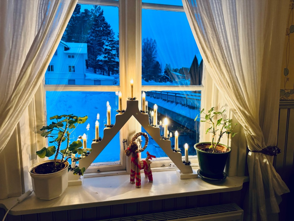 Christmas Decorations in Enångersån (Sweden)